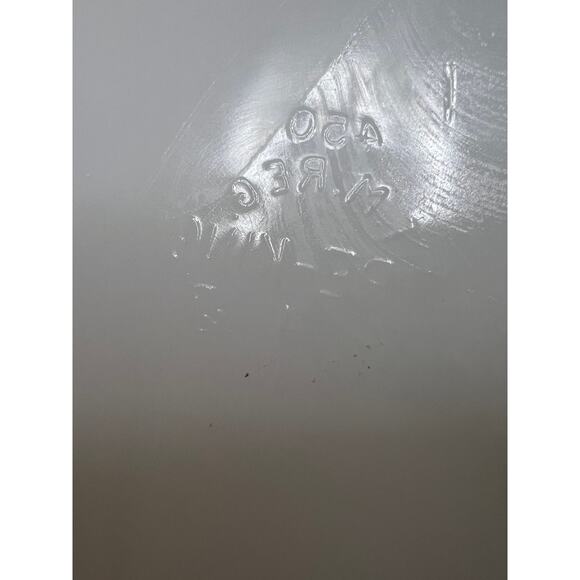 Fire King PEACH LUSTER 8" Round Cake Pan/Casserole w/handles Vintage! - Picture 6 of 9